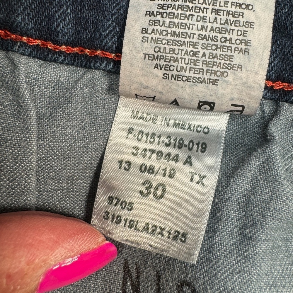 Freeworld Night Train Straight Leg Jeans Mens Size 30 Medium Blue Mid Rise - Picture 7 of 14